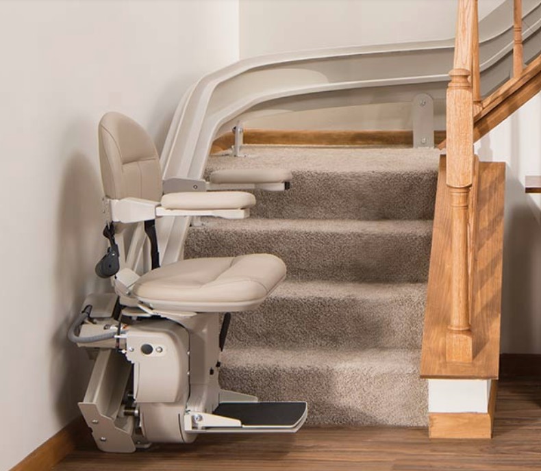 Example stair lift product photograph, not an installation by this website